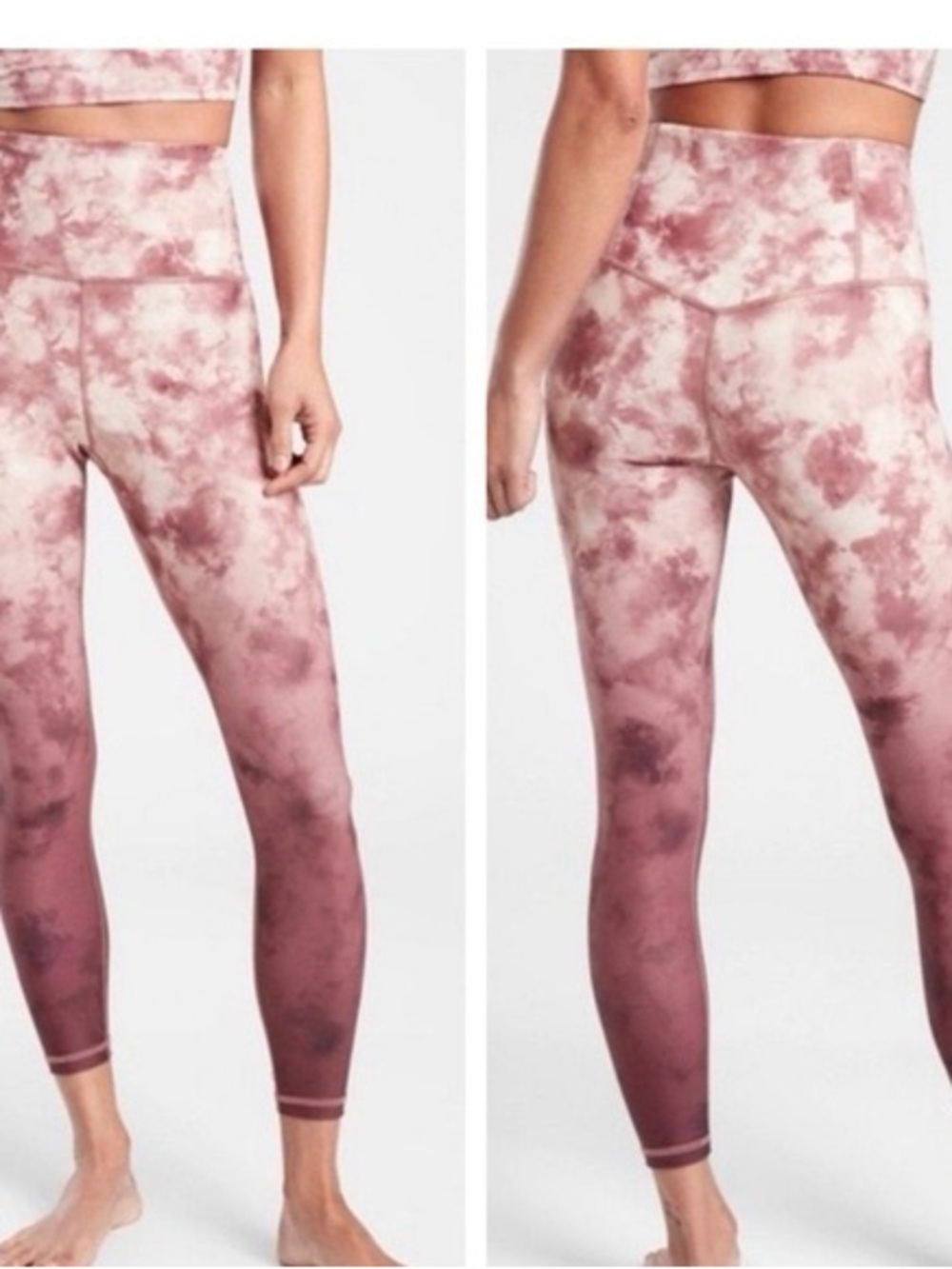 ATHLETA Tie-Dye Elation Printed 7/8 Leggings Size 1X